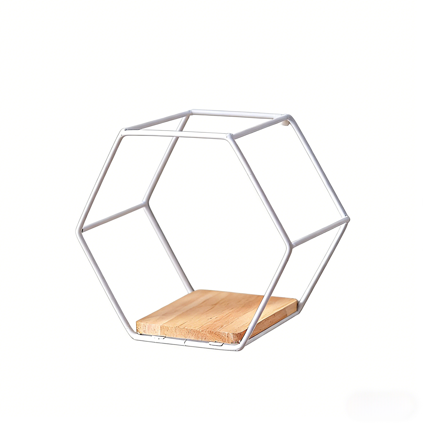 Minimalist Hexagonal Shelf