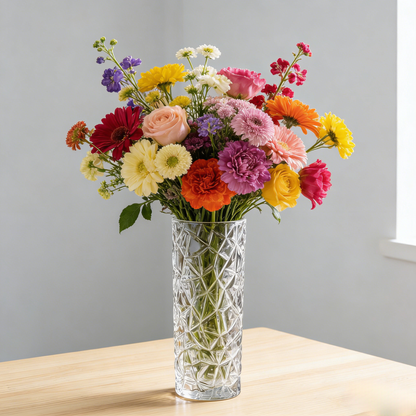 Light Luxury Glacier Glass Vase