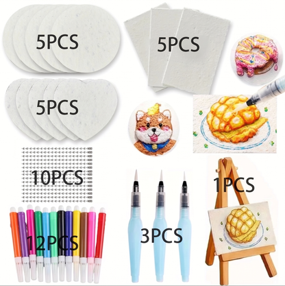 🎄Special Surprise Offer 🎁Buy 3 Get 2 Free！🔮Master the magic of painting！👩‍🎨Foam Texture Painting Paper🎁
