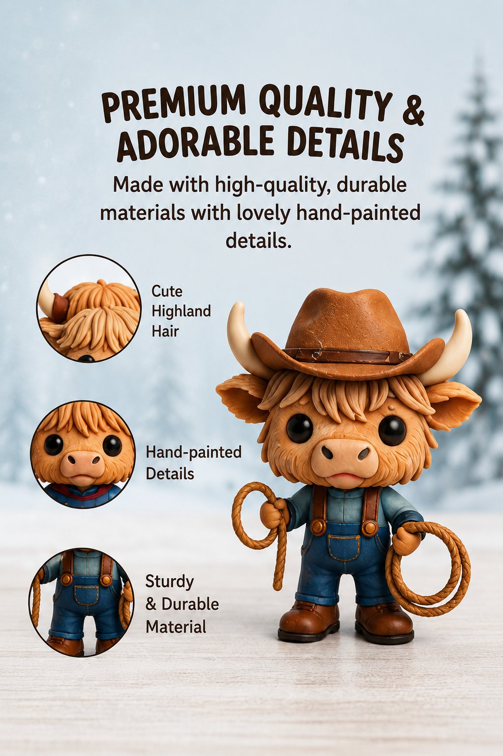 🐂2026 Highland Cow Advent Calendar — 24 Unique Collectible Characters(📦Buy 2 Free Shipping)