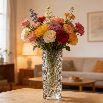 Light Luxury Glacier Glass Vase