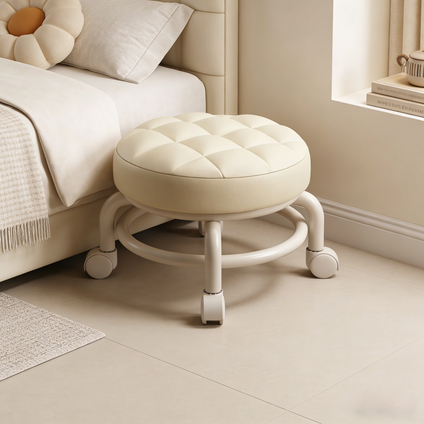 Rolling Low Stool