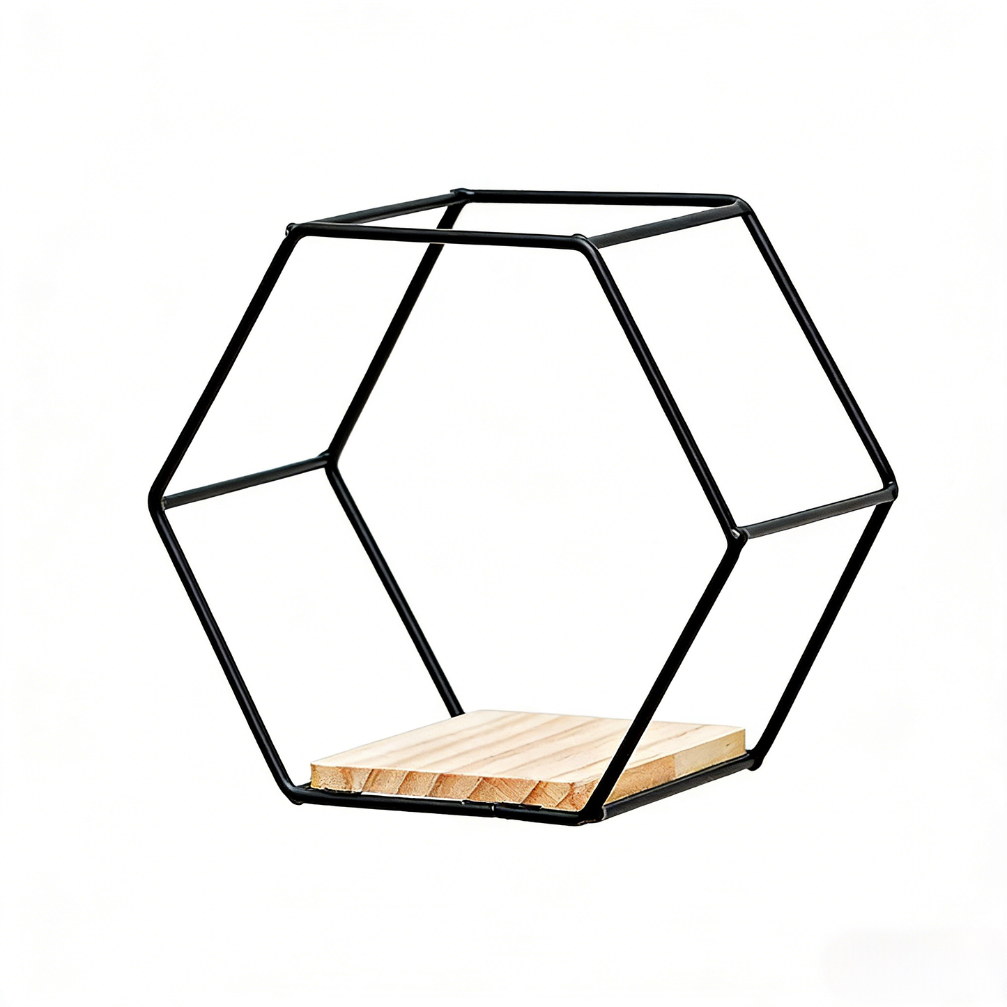 Minimalist Hexagonal Shelf