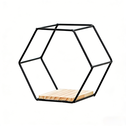 Minimalist Hexagonal Shelf