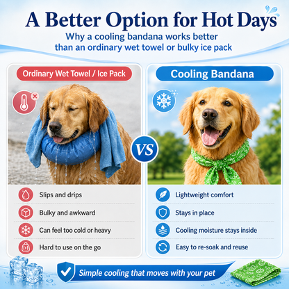 Summer Pet Cooling Collar Wrap
