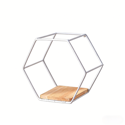 Minimalist Hexagonal Shelf