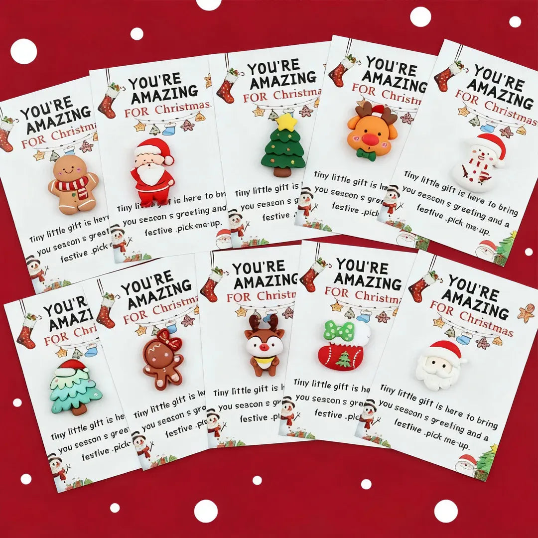 All 10 unique Christmas Pocket Hug designs