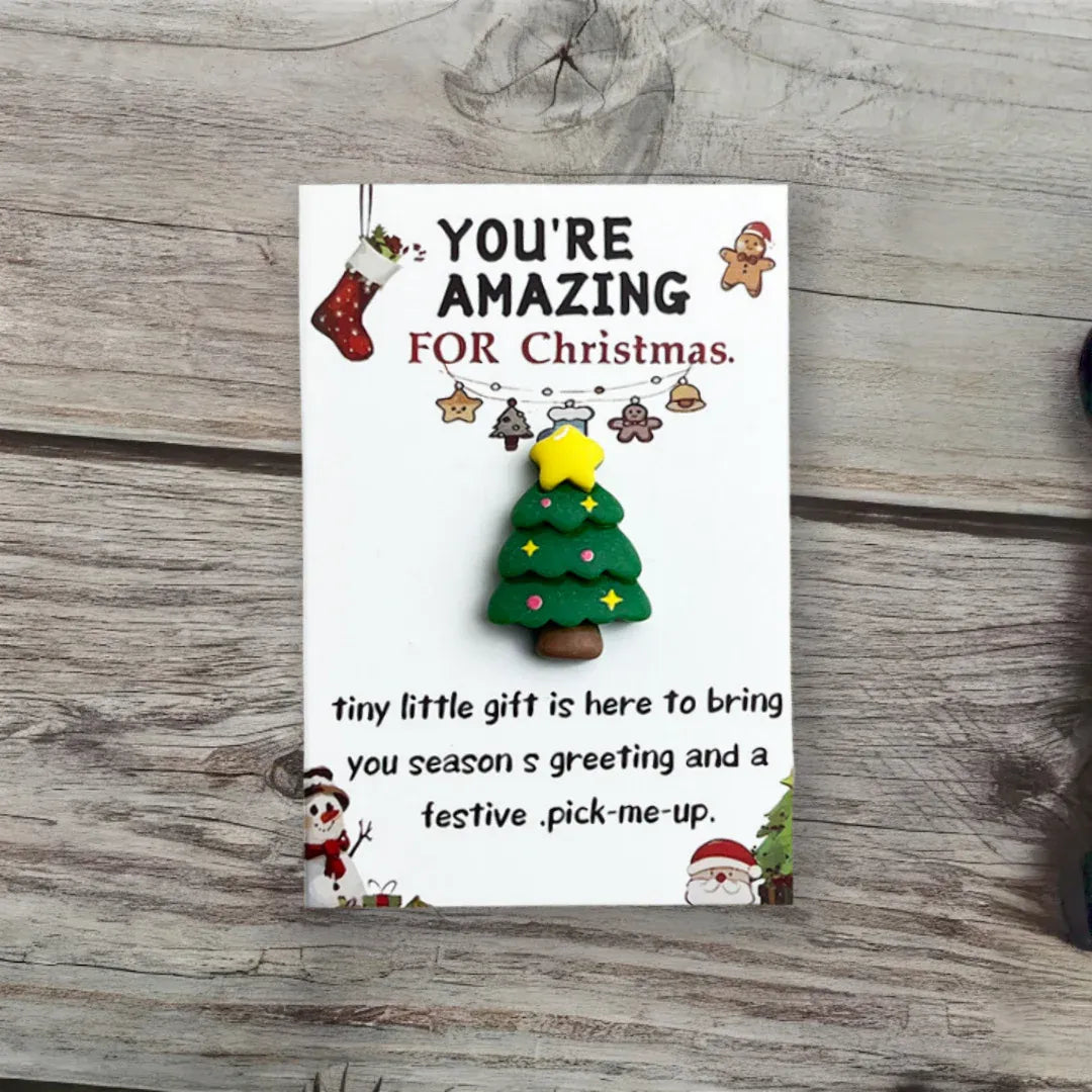 Christmas tree Pocket Hug with message card