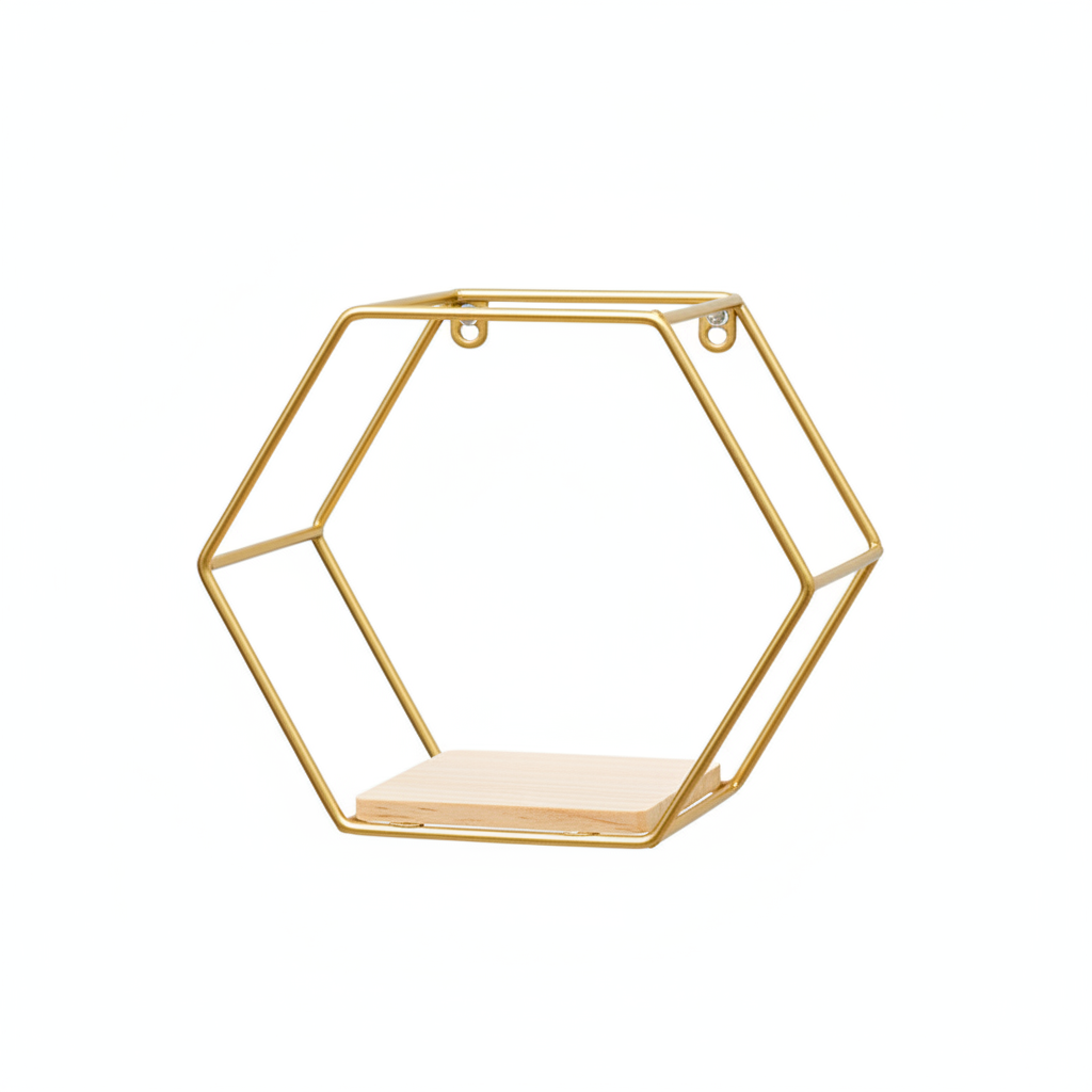 Minimalist Hexagonal Shelf