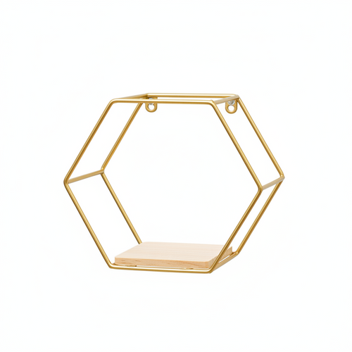 Minimalist Hexagonal Shelf