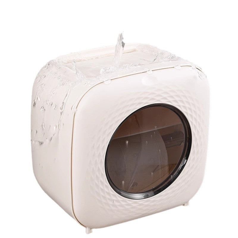 Wall-mounted tissue holder