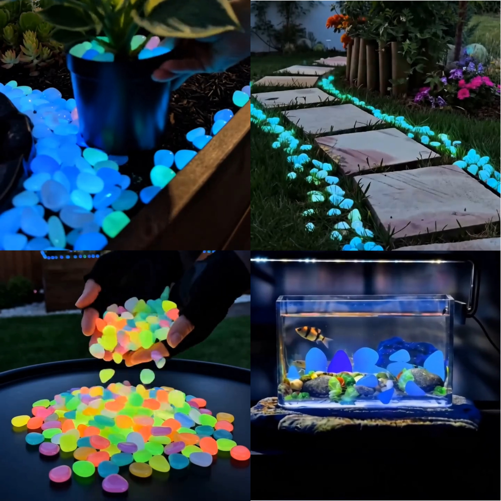 💥LAST DAY SALE 70%OFF💥🌈Colorful Glow in the Dark Garden Stones