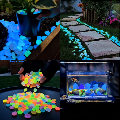 💥LAST DAY SALE 70%OFF💥🌈Colorful Glow in the Dark Garden Stones
