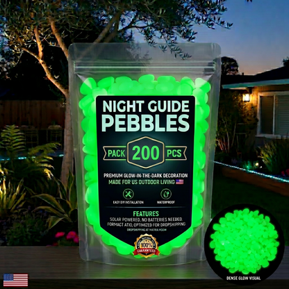 💥LAST DAY SALE 70%OFF💥🌈Colorful Glow in the Dark Garden Stones