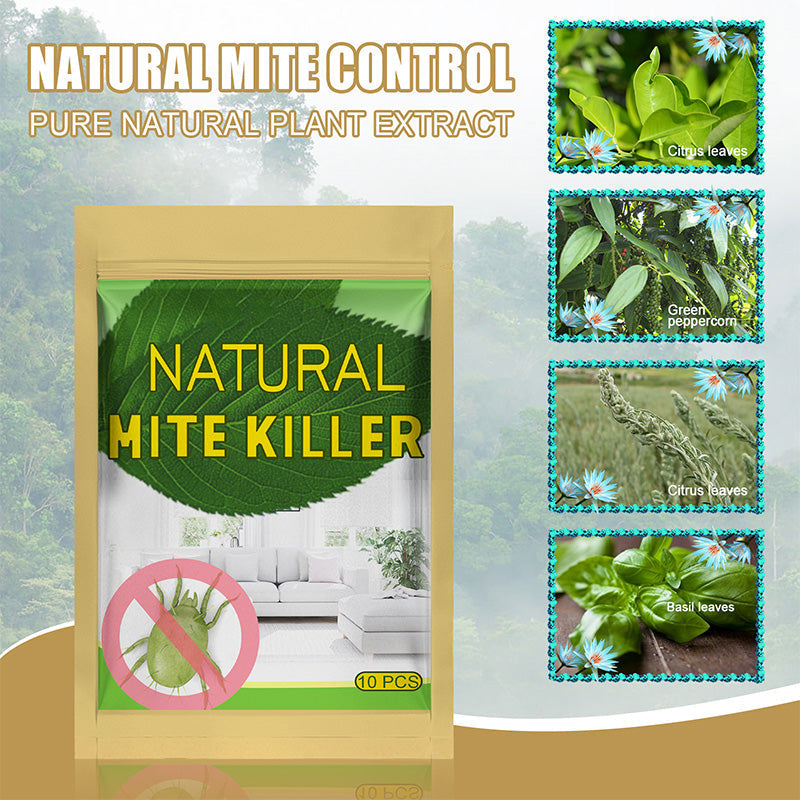 Botanical plant extracts in natural mite control sachets